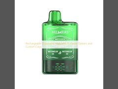 วีพีชั่นแบบชาร์จได้แบบทิ้งด้วย 15 กลิ่นและสีตามต้องการ